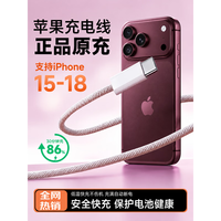 萨勒芬妮 苹果40W USB-C充电器超级快充1米编织线