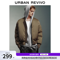 UR 男装 复古做棒球领棉服 UMM160029