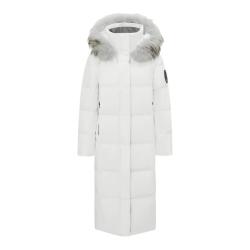 雪中飞 貉子毛领鹅绒加厚保暖羽绒服