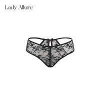 LADYALLURE 蕾丝镂空蝴蝶结 女士内裤