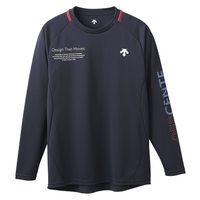 迪桑特 日本直邮DESCENTEVOLLEYBALL 字母休闲长袖T恤 男女同款 DV4FLT01