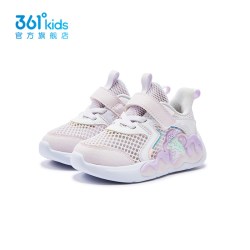 361° 童装女童学步休闲鞋2026年夏季新款幼童鞋子