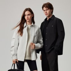 gxgjeans 纯色工装口袋衬衫