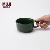 MUJI無印良品 炻瓷谷物碗 绿色 460mL 餐具