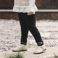 嫚熙 童装儿童打底裤女童内搭裤子女宝安全裤透气宝宝秋季外穿长裤