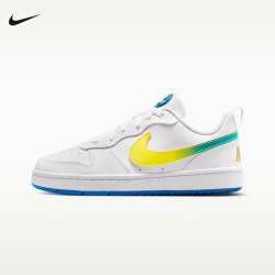 NIKE 女鞋COURT BOROUGH酷菠萝黑白低帮板鞋运动鞋IV5964-102
