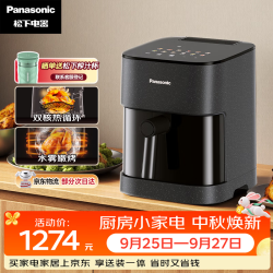 Panasonic 双核热循环 空气炸锅  5L