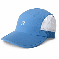 TBRC糖跑超轻软顶跑步帽夏季透气速干马拉松眼镜 雾蓝 L （59-63）(加大加深)