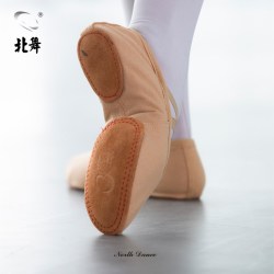 北舞 成人舞蹈鞋 女软底练功鞋 BWM88