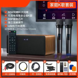 麦巢 一体 KTV音响套装+无线麦克风+投影仪+话筒
