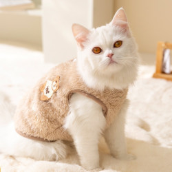 嬉皮狗 JK裙小猫咪衣服防掉毛秋冬季幼猫布偶猫宠物银渐层猫英短蓝猫秋季