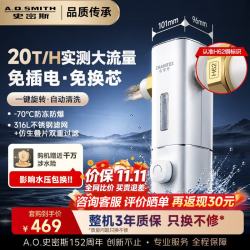A.O.SMITH 佳尼特大白瓶前置过滤器20T/H 全屋净水滤水器反冲洗自来水防冻全铜防爆