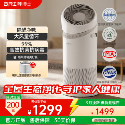 呼博士 空气净化器除甲醛异味烟味抗菌抗病毒家用大风量循环扇新房孕妇婴儿专用除螨尘花粉过敏原净化器 42