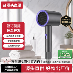 Quincegirl家用大功率吹风机蓝光负离子护发吹风筒冷热风学生宿舍电吹风机恒温护发丨轻巧便携
