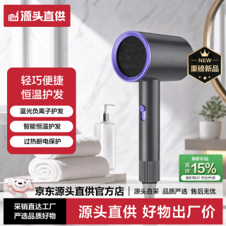 Quincegirl家用大功率吹风机蓝光负离子护发吹风筒冷热风学生宿舍电吹风机恒温护发丨轻巧便携