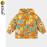 B.Duck 儿童满印连帽羽绒服