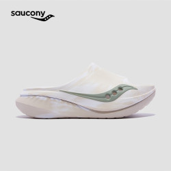 saucony CRADLE摇篮3男女款运动拖鞋户外沙滩鞋外穿凉拖鞋 卡基灰 43