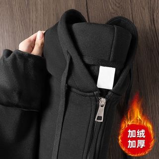 NASAOVER 美式休闲拉链连帽卫衣