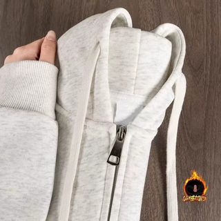 NASAOVER 美式休闲拉链连帽卫衣