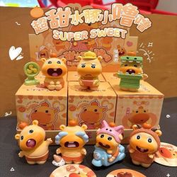 正版新品超甜水豚小噜噜盲盒潮玩手办可爱周边豚仔创意汽车装饰公