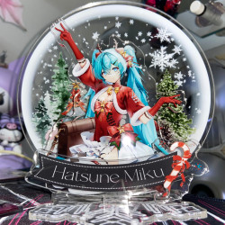 圣诞恋歌初音未来同人谷子miku周边吧唧徽章小卡