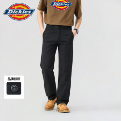 Dickies 高端纯棉休闲裤男士2026秋季新款美式潮牌直筒宽松轻商务裤子男款