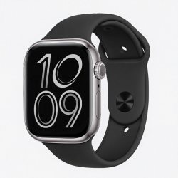 Apple Watch Series 11 智能手表 GPS版 46mm 深空灰色铝金属表壳 黑色运动型表带 S/M