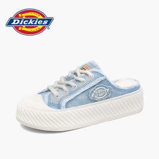 Dickies 帆布鞋夏季一脚蹬百搭休闲半拖外穿薄款小众时尚情侣板鞋