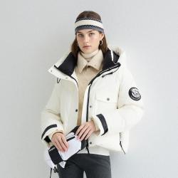 TEENIE WEENIE 小熊女装羽绒服冬季休闲宽松连帽外套