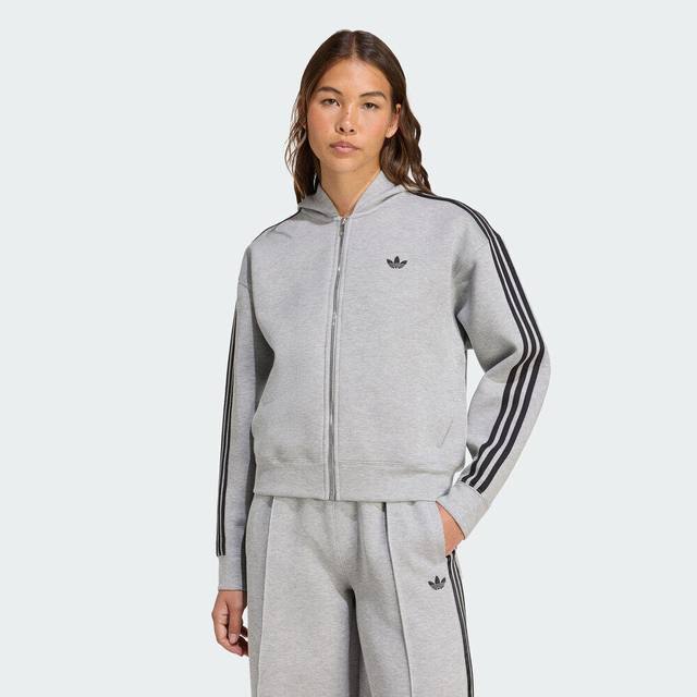 adidas 滔搏丨adidas阿迪达斯三叶草女子SPACER运动休闲卫衣外套JY2620