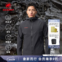 MAMMUT Macun 2.0 防风防泼水软壳夹克 黑色 M