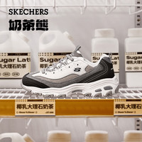 斯凯奇 149906 厚底复古老爹鞋 椰乳大理石奶茶 37