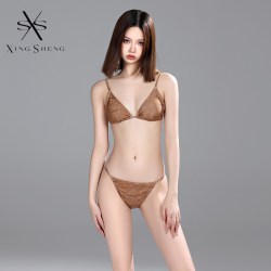 型盛 泳衣微胖女孩遮肚显瘦复古比基尼小胸聚拢海边度假四件套保守分体