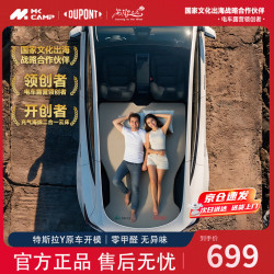 杜邦 DUPONT）特斯拉modely记忆棉车载床垫便携式双人卷压自驾汽车后排睡垫 Model Y