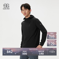 KOLON SPORT LHRT6MN065-BK AIRDOT吸湿速干 黑色 XL 长袖T恤