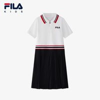 FILA 儿童童装裙子2026夏季新款女中大童网球连衣裙