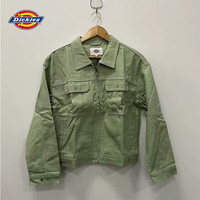 Dickies 工装夹克外套秋季美式休闲宽松上衣 军绿色    L
