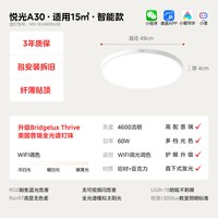 美的 普瑞全光谱 悦光A30 超薄无缝 60W 智能控制