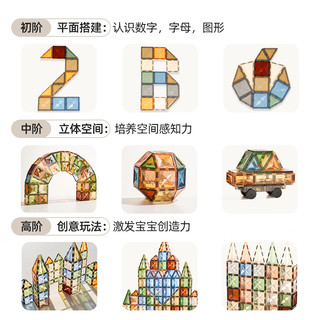 童年无限 儿童磁力片积木拼图
