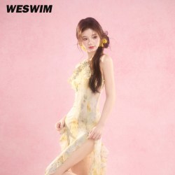 薇斯慕 度假风泳衣女2026新款连体长裙泰式独特遮肚比基尼绝美海岛