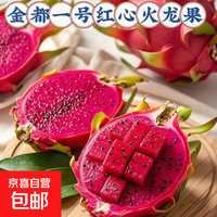 京喜加 广西红心火龙果尝鲜装小果1斤半带箱/单果200g+  9.9包邮页面10/14/18抢券看优惠凭证截图