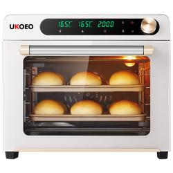 UKOEO 独立温控 烤箱一体机  米白色 42L