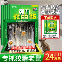 欧克乐 粘鼠板家用粘鼠板强力胶粘大老鼠强力粘板强力老鼠贴强力胶灭鼠