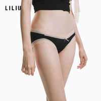 LILIU |朱丽叶·性感纯欲风蕾丝内裤女简约舒适透气低腰女士三角裤
