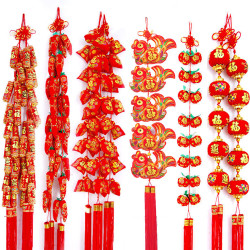 （买1送1）灯笼串 辣椒挂件新房乔迁之喜客厅喜庆新年装饰送挂钩