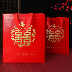 结婚喜糖袋回礼盒空盒礼袋 伴手礼品 盒装礼物婚礼手提袋喜糖盒子