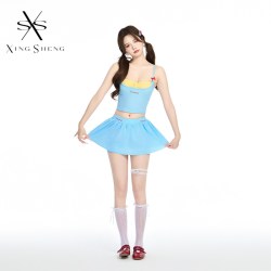 型盛 2026新款比基尼三件套高级感分体纯欲裙式度假温泉泳衣女海边度假