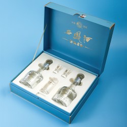 西凤酒 淘金币126.44元、富贵礼盒52度白酒500ml*2瓶礼盒
