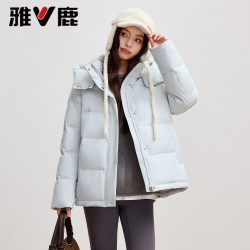 雅鹿 短款羽绒服女款2026冬季新款爆款小个子巨好看的冬装保暖外套