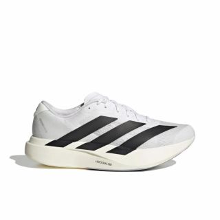 adidas Adizero EvoSL运动舒适减震耐磨低帮跑步鞋男款白黑JH6206